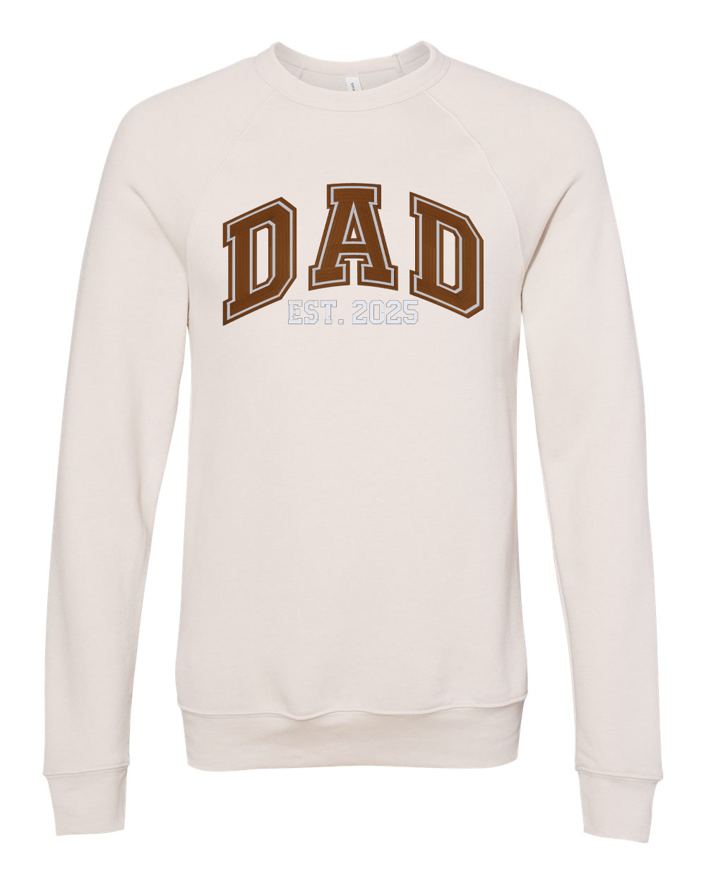Dad Double Outline Customizable Embroidered Sweatshirt