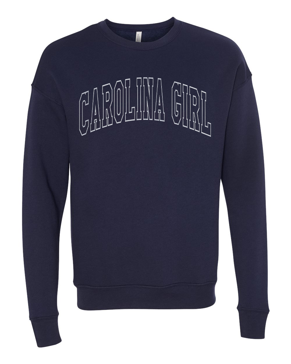 Carolina Girl Outline Embroidered Sweatshirt