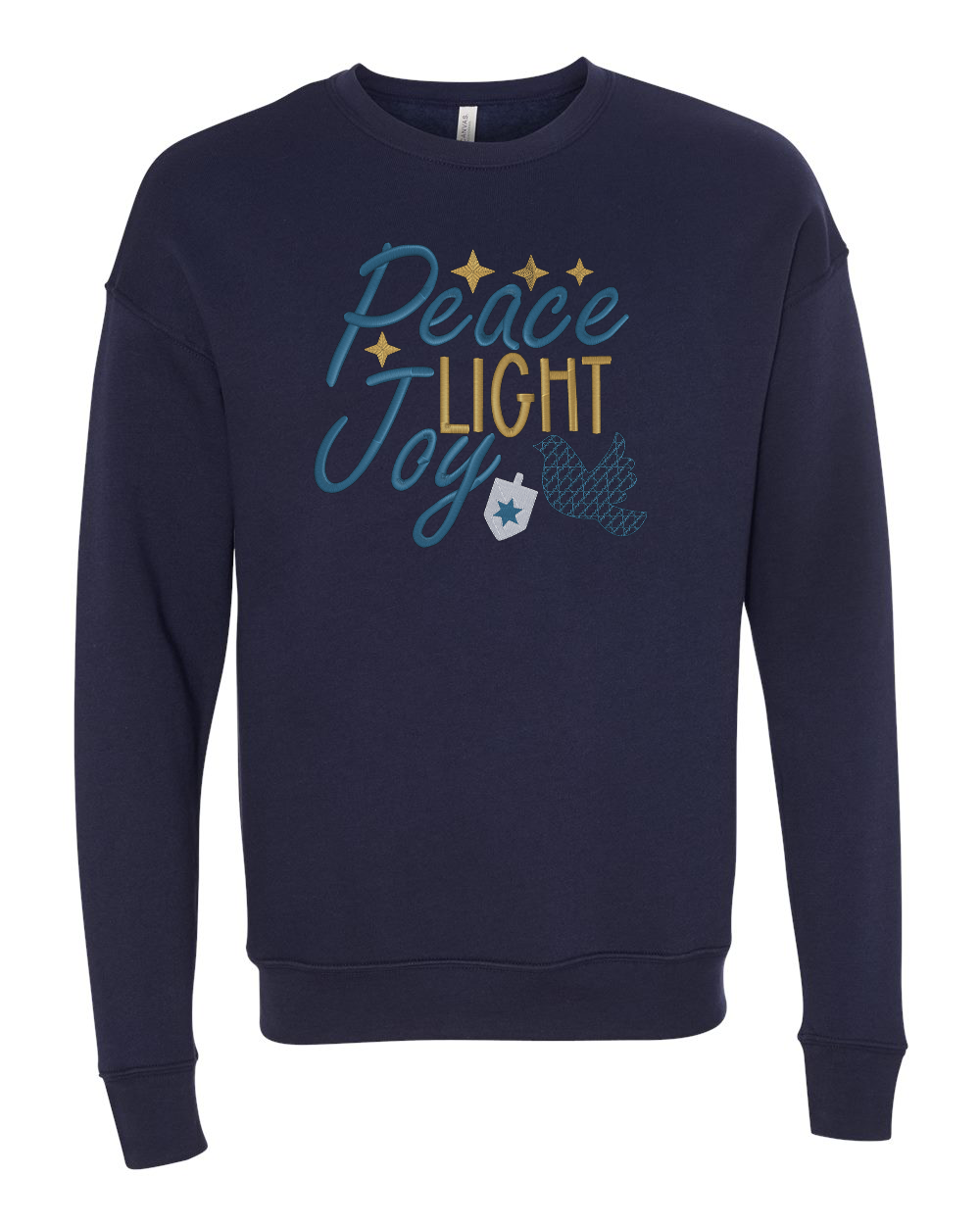 Peace, Light & Joy Embroidered Sweatshirt