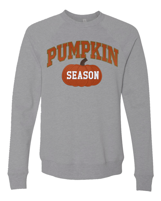 Pumpkin Season Embroidered Sweatshirt
